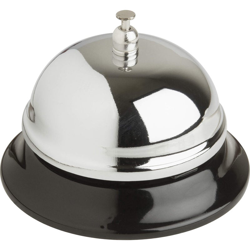 Business Source Nickel Plated Call Bell - Image 1
